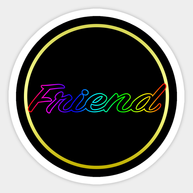 Friend T-Shirt Sticker by lenn